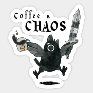 Coffee & Chaos Sticker